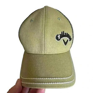 Callaway Adult Olive Twill Mesh Back Adjustable Baseball Golf Cap